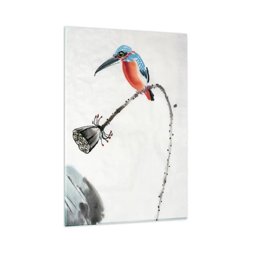 Quadro em vidro - A vida do prado - 80x120 cm