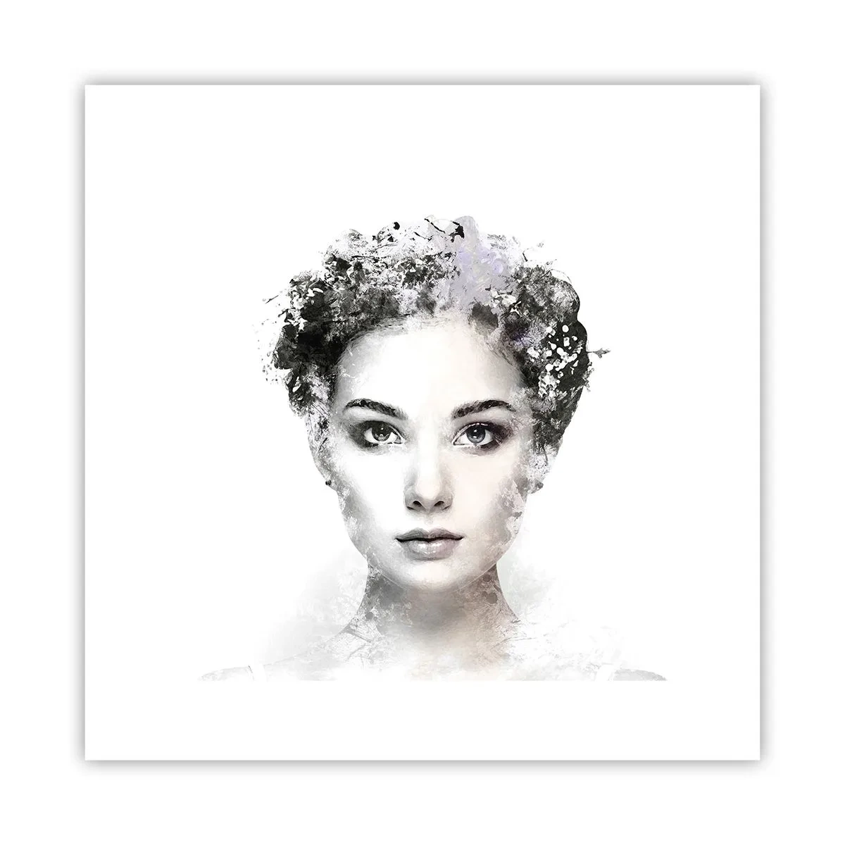 Pôster - Um retrato extremamente elegante - 30x30 cm