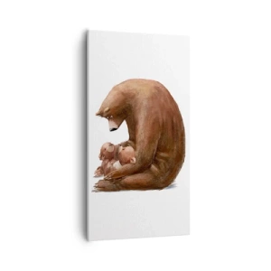 Quadro em tela - Doces sonhos, crianças - 55x100 cm