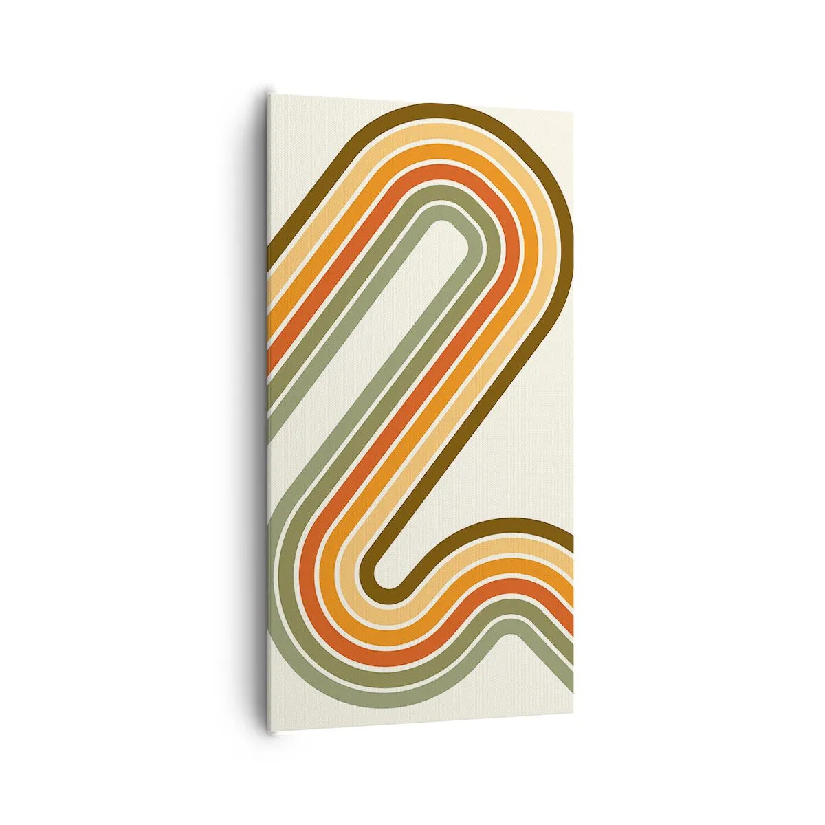 Quadro em tela - Ziguezague para o destino - 65x120 cm