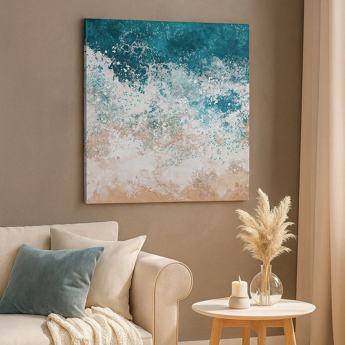 Quadro em tela - Histórias do mar - 30x30 cm