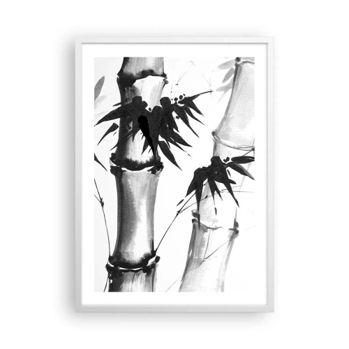 Pôster em moldura branca - Foco no Oriente - 50x70 cm