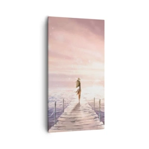 Quadro em tela - À luz de um sonho - 55x100 cm