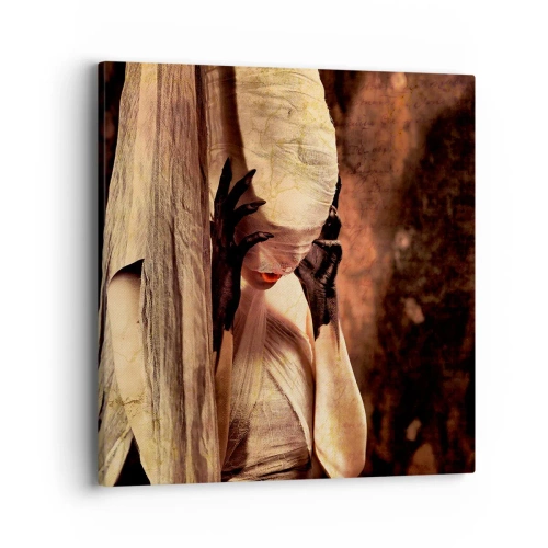 Quadro em tela - Entre o bem e o mal - 40x40 cm