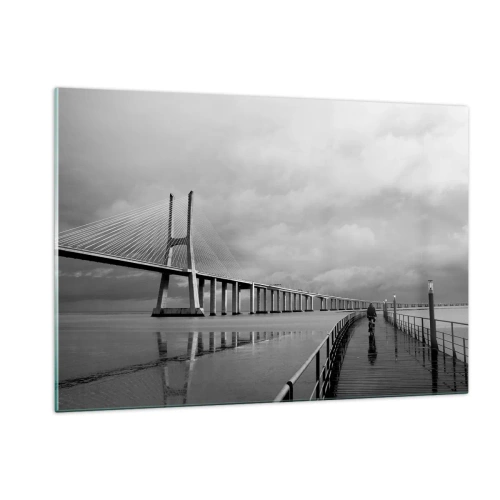 Quadro em vidro - Cada um com o que merece - 120x80 cm