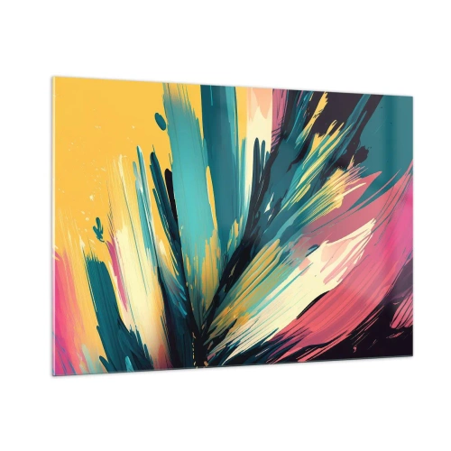 Quadro em vidro - Composição – uma explosão de alegria - 100x70 cm