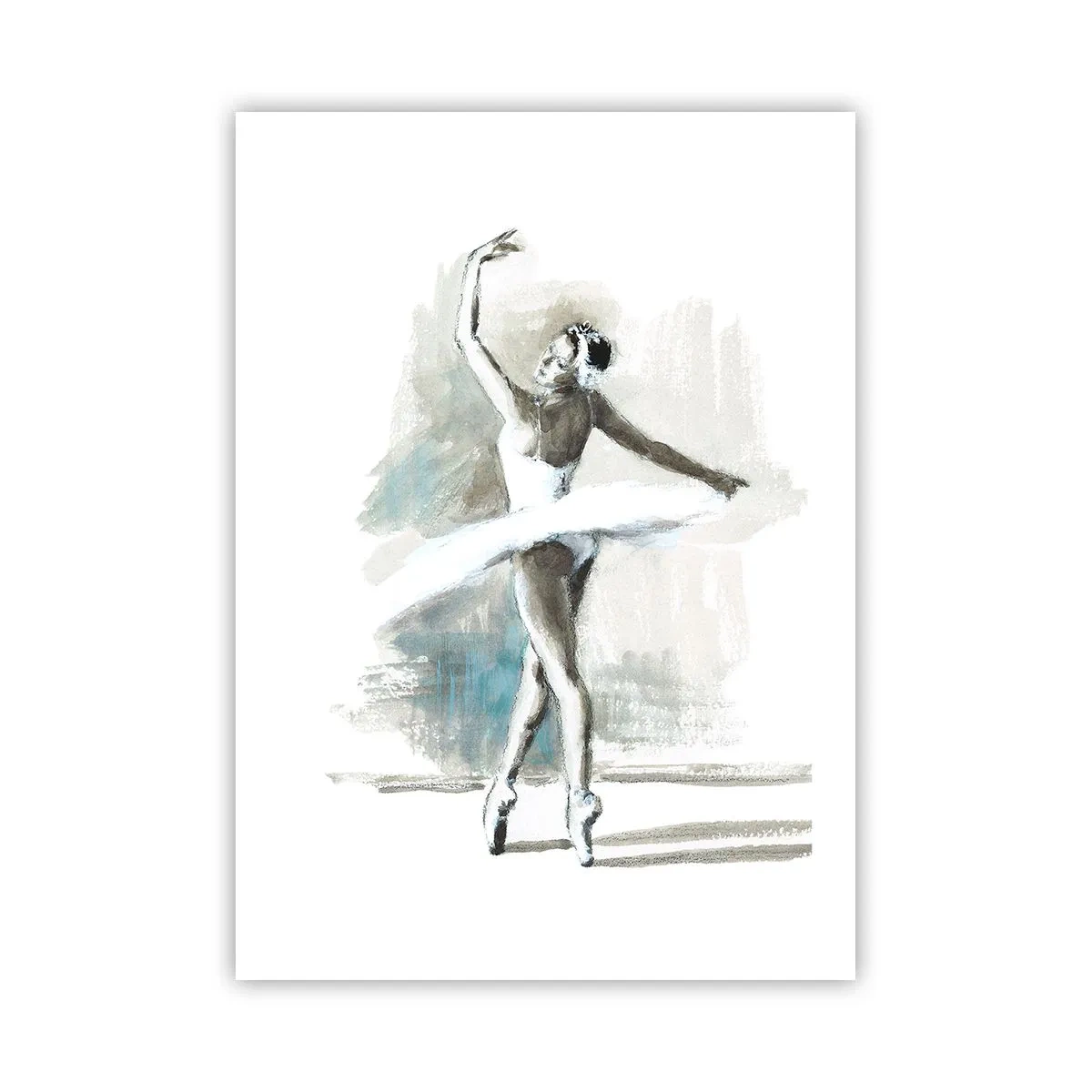 Pôster - Encantada num cisne - 50x70 cm