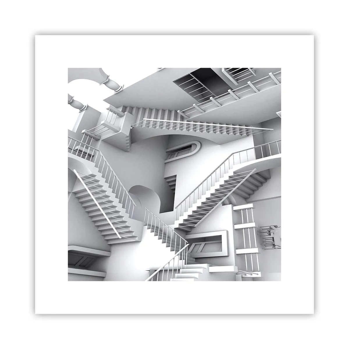 Pôster - Paradoxos do espaço - 30x30 cm