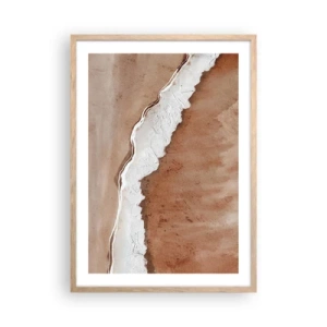 Pôster com moldura de carvalho claro - Nas cores da terra - 50x70 cm