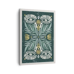 Quadro em tela - Como um recorte folclórico - 50x70 cm