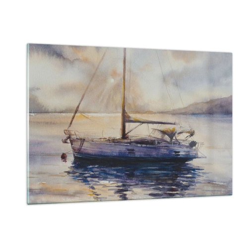 Quadro em vidro - Noite na baía - 120x80 cm