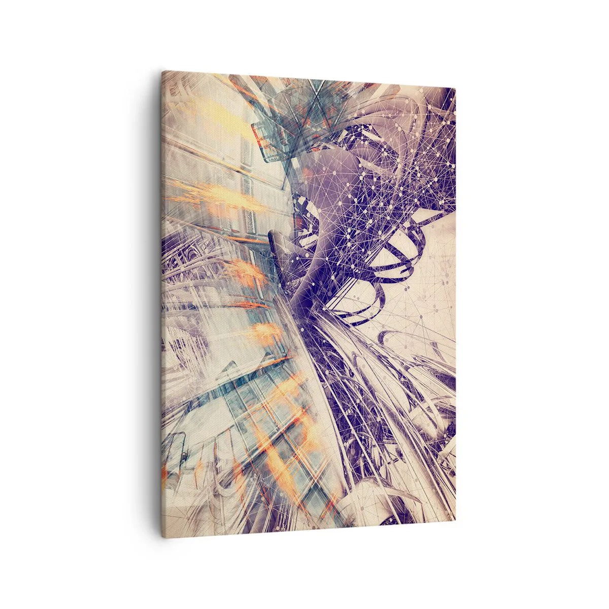 Quadro em tela - Com muita pressa - 50x70 cm