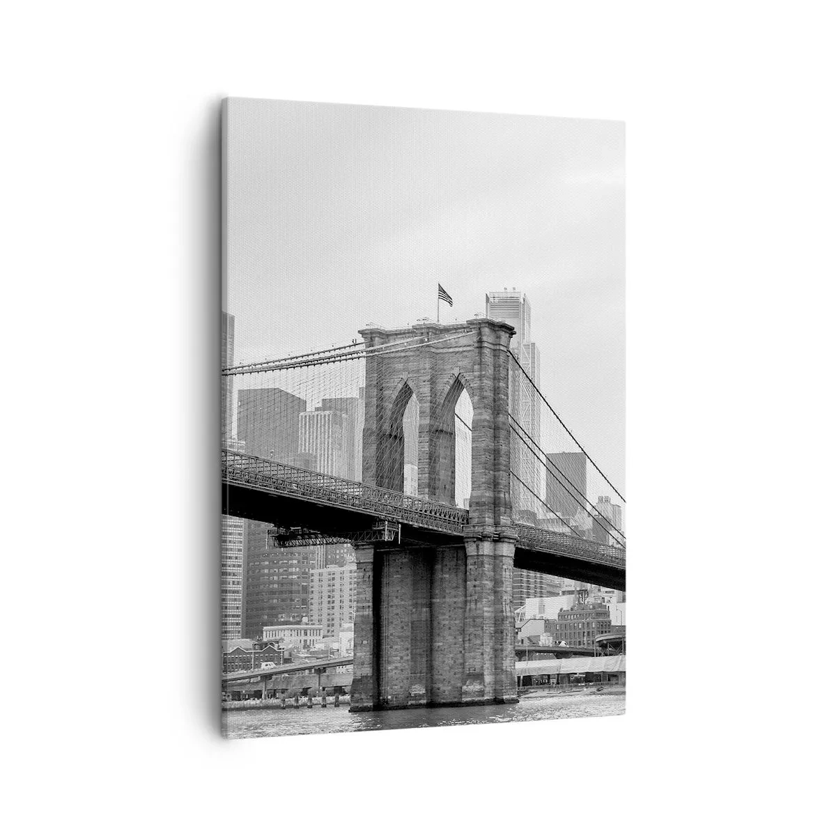 Quadro em tela - Vibrações de Nova York - 50x70 cm