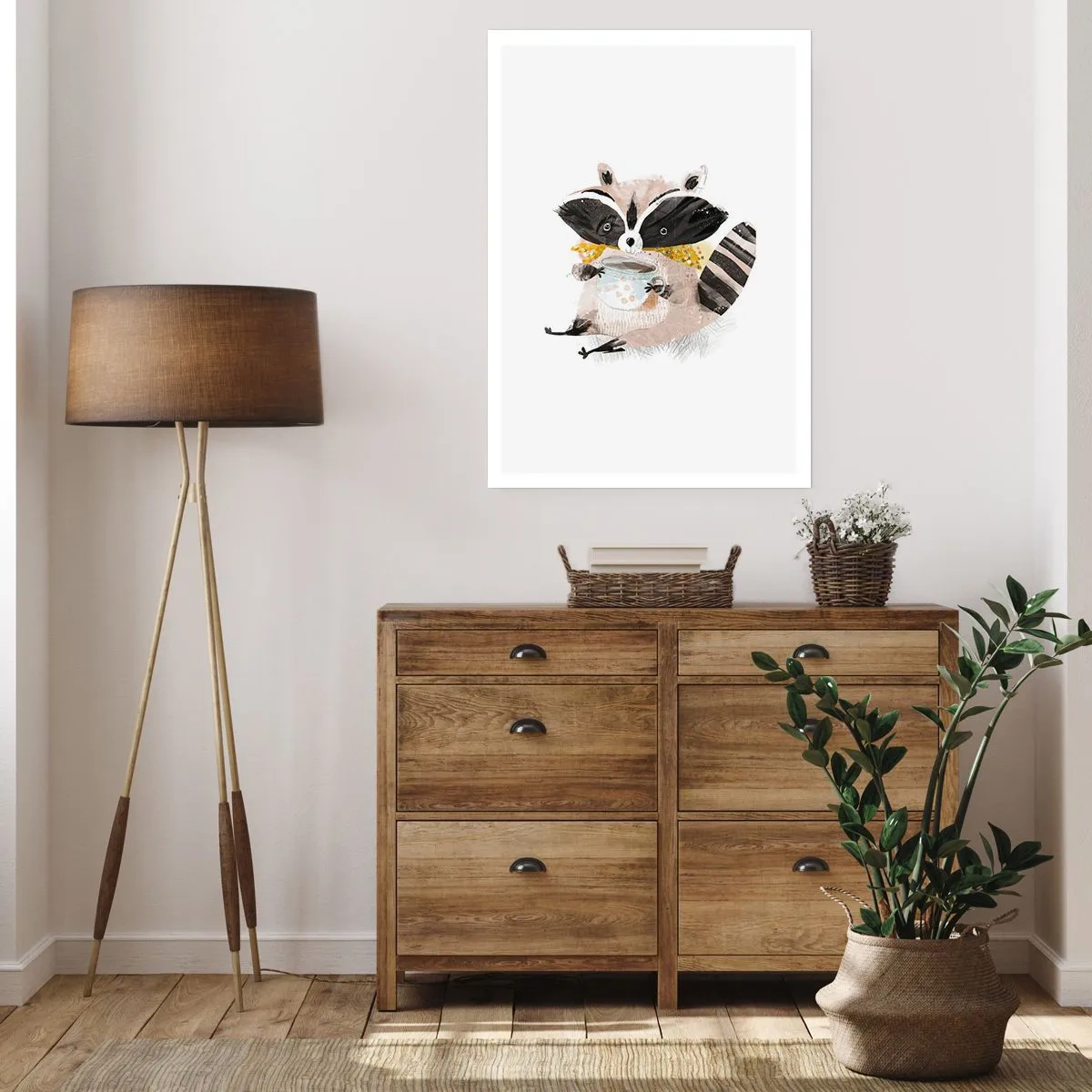 Pôster - O meu amigo guaxinim - 61x91 cm