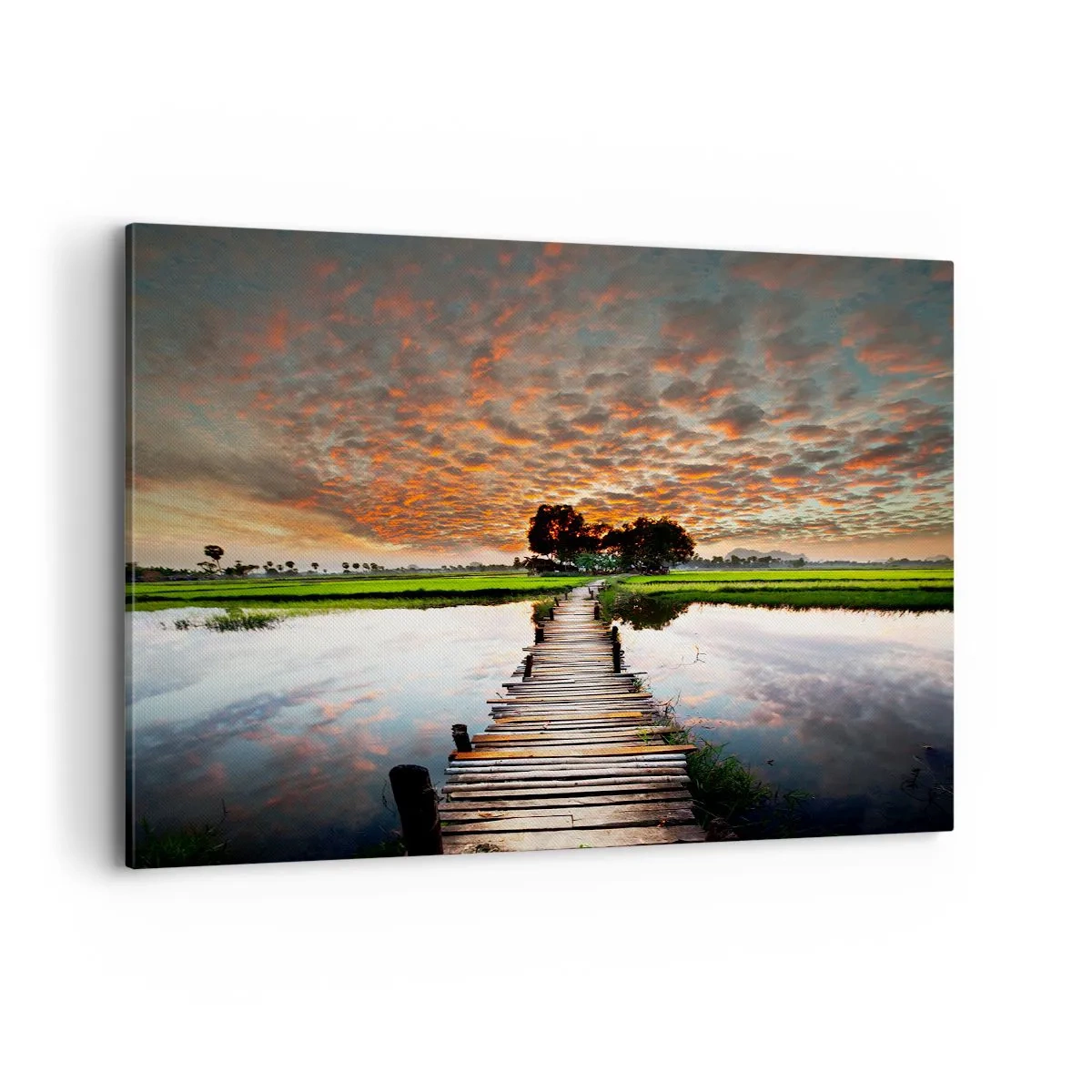 Quadro em tela - Abra os braços - respire - 100x70 cm