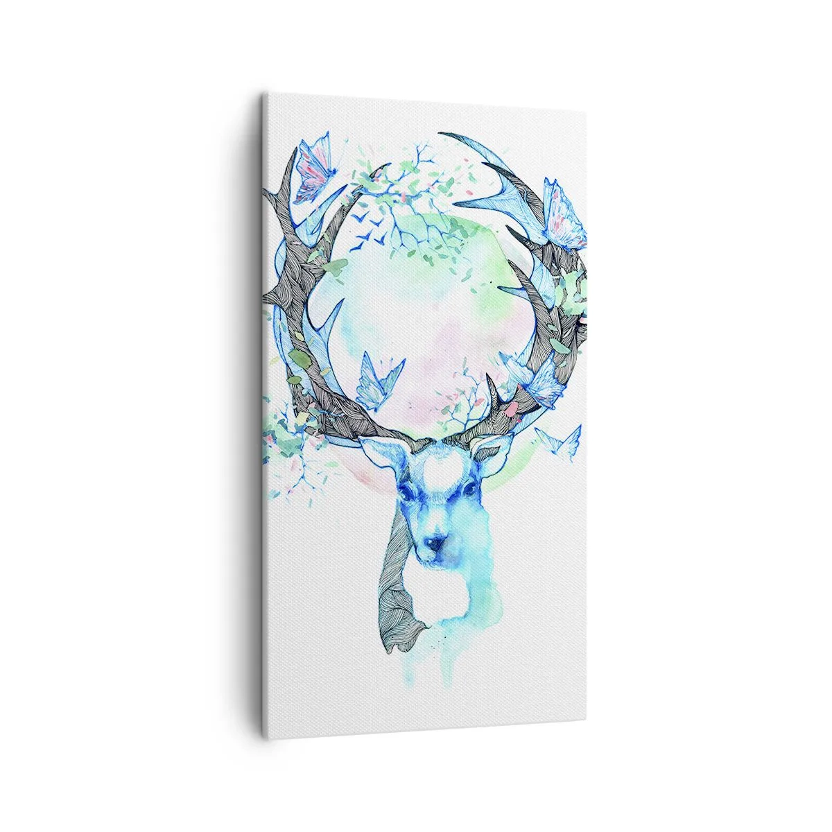 Quadro em tela - A força e a delicadeza da natureza - 45x80 cm