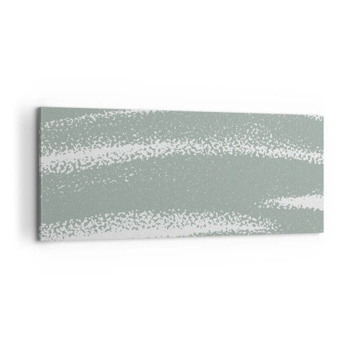 Quadro em tela - Abstração em um clima de inverno - 100x40 cm