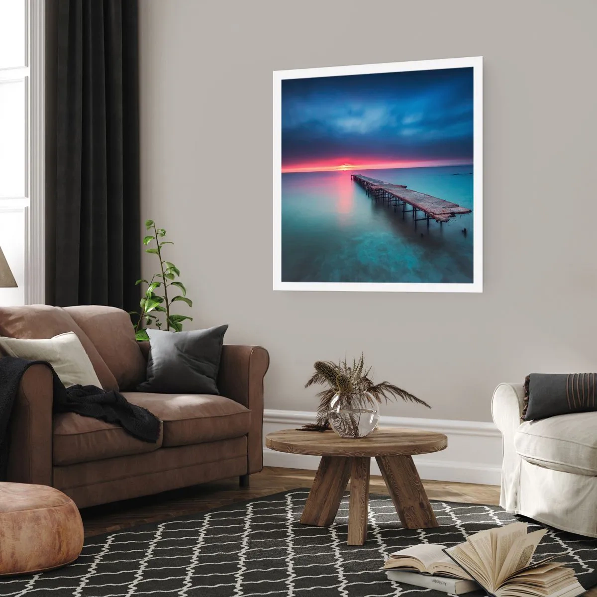 Pôster - Entre o céu e a terra - 30x30 cm