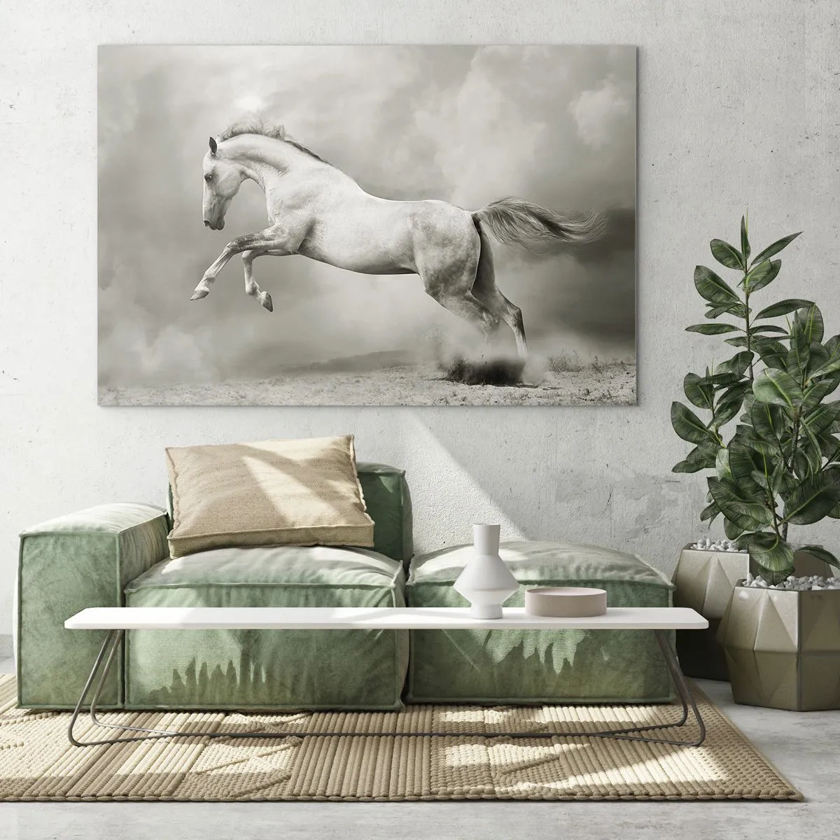 Quadro em vidro - Entre o acordar e sonhar - 100x70 cm