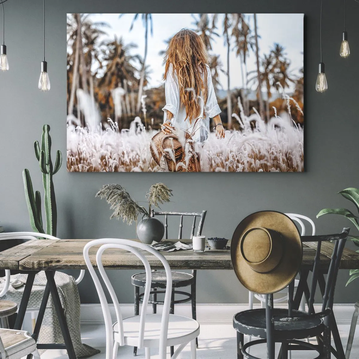 Quadro em tela - Nascida da maciez da relva - 120x80 cm