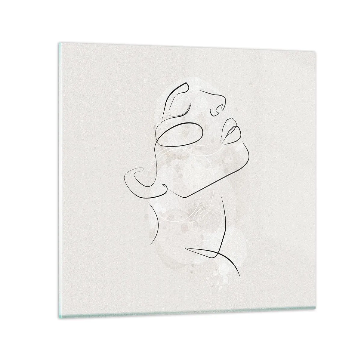 Quadro em vidro - Esboço de um sonho - 30x30 cm