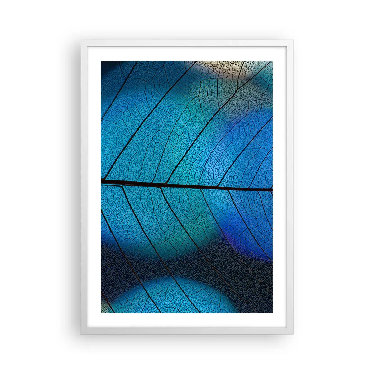 Pôster em moldura branca - Construção complexa - 50x70 cm