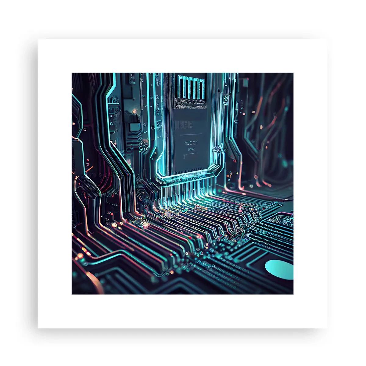 Pôster - Só estou a pensar... - 30x30 cm