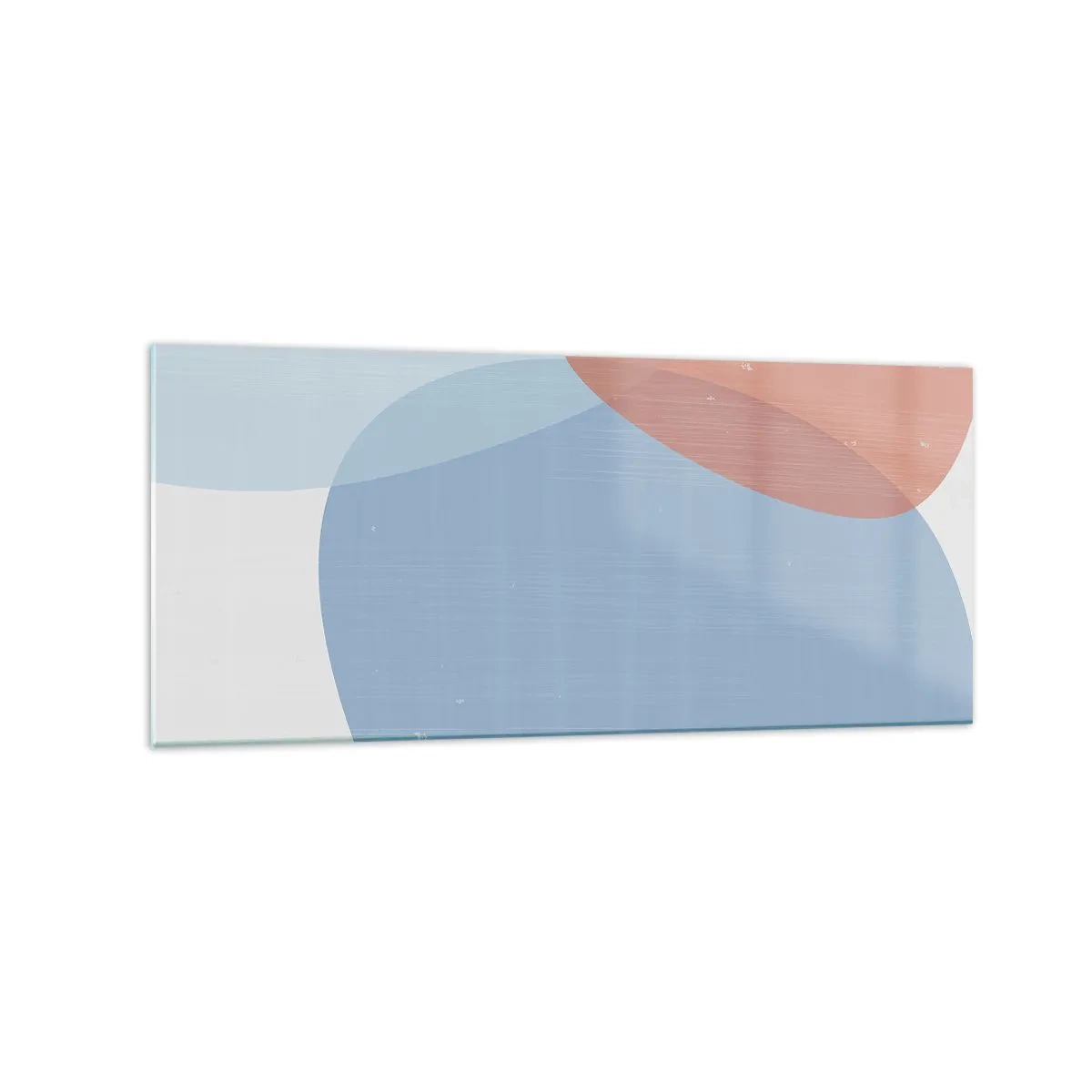 Quadro em vidro - Relacionamentos pastel - 120x50 cm