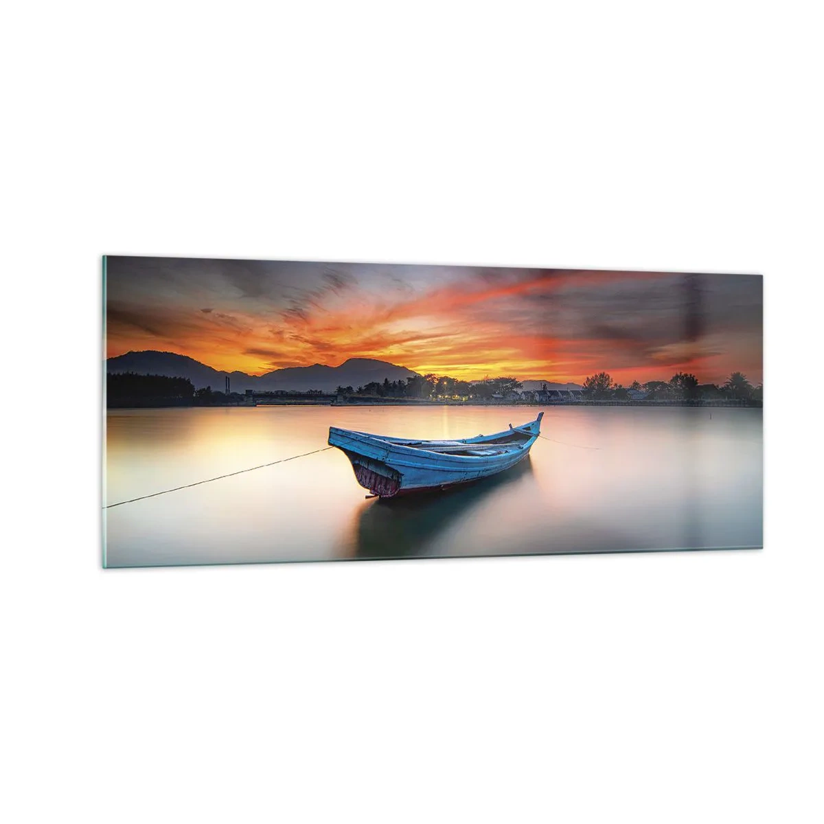 Quadro em vidro - Uma boa noite se aproxima - 100x40 cm