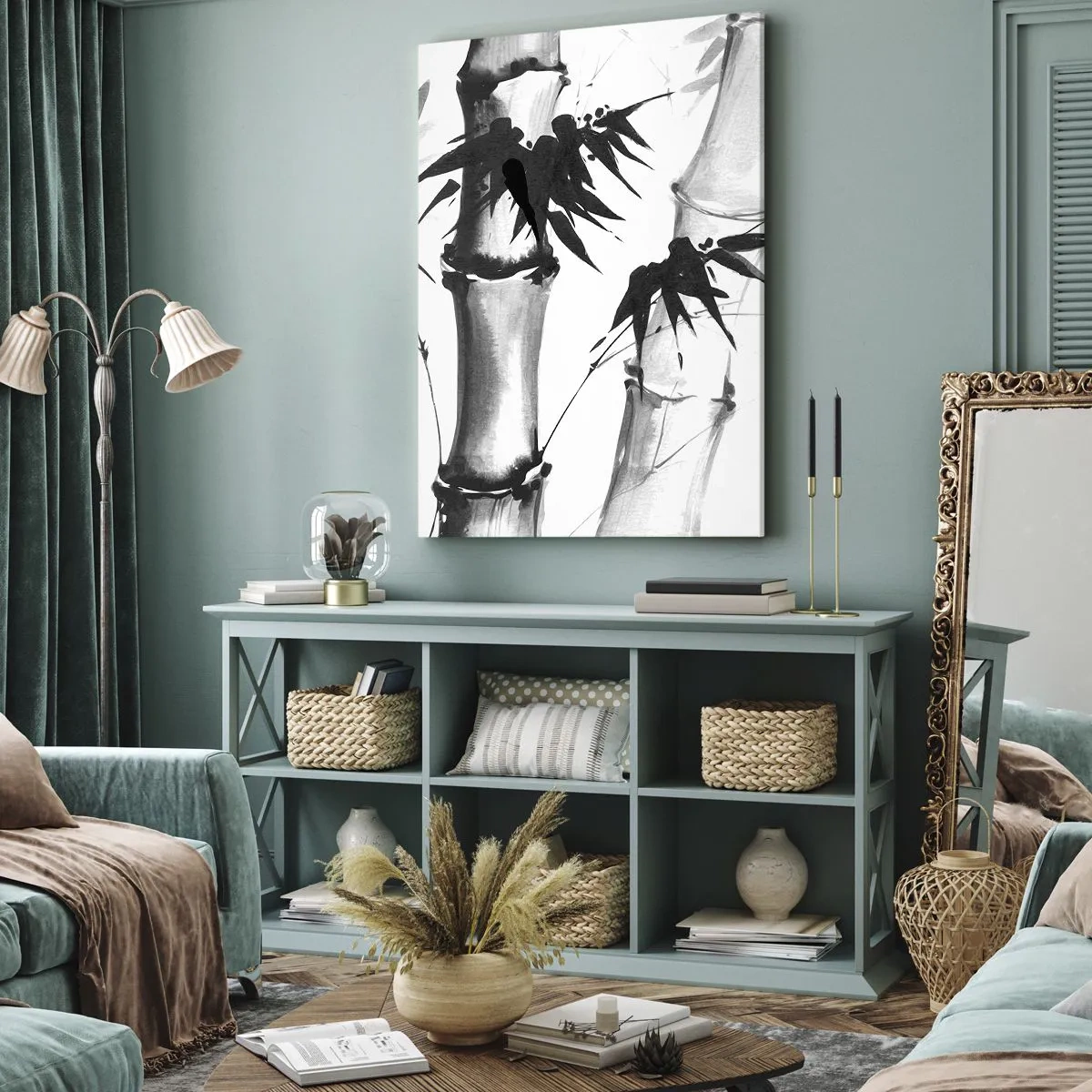 Quadro em tela - Foco no Oriente - 70x100 cm