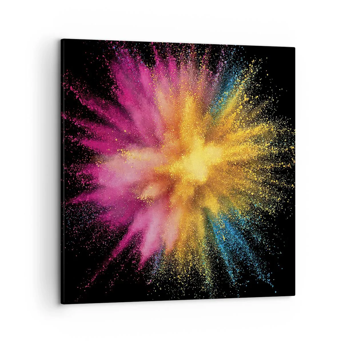 Quadro em tela - O nascimento das cores - 50x50 cm