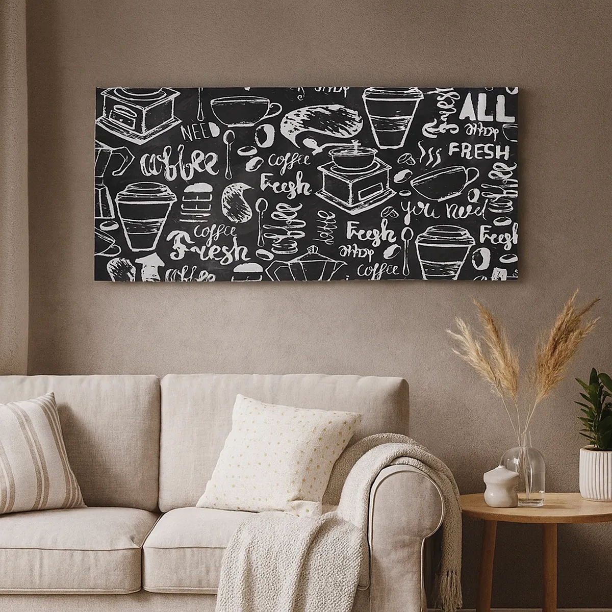 Quadro em tela - Tudo o que precisa é... - 30x30 cm