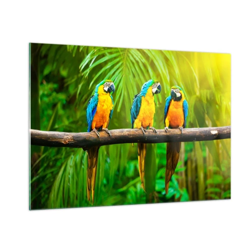 Quadro em vidro - E ouviste dizer que ela...? - 100x70 cm