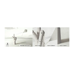 Amostra de papel de parede Premium Canvas - Prova de força - Abstração, Mão, Pipa - 100x30 cm