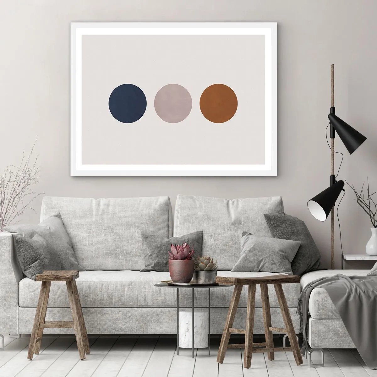 Pôster em moldura branca - Um símbolo de excelência - 91x61 cm