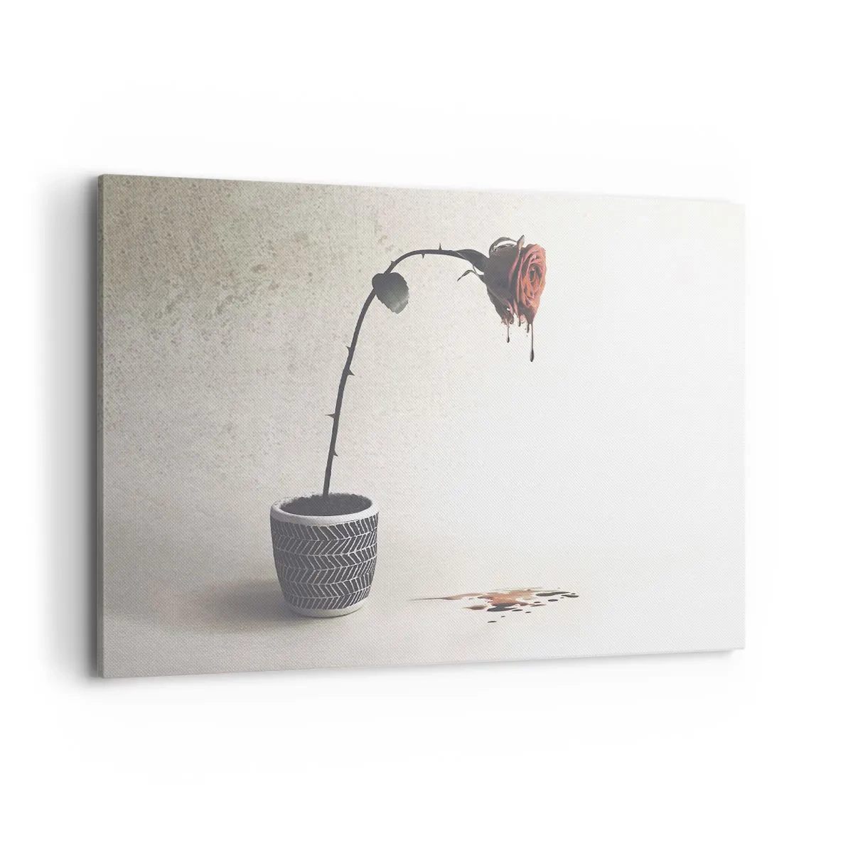 Quadro em tela - Rosa dolorosa - 120x80 cm