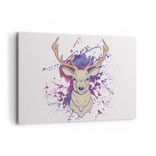 Quadro em tela - Coragem e equilíbrio - 120x80 cm