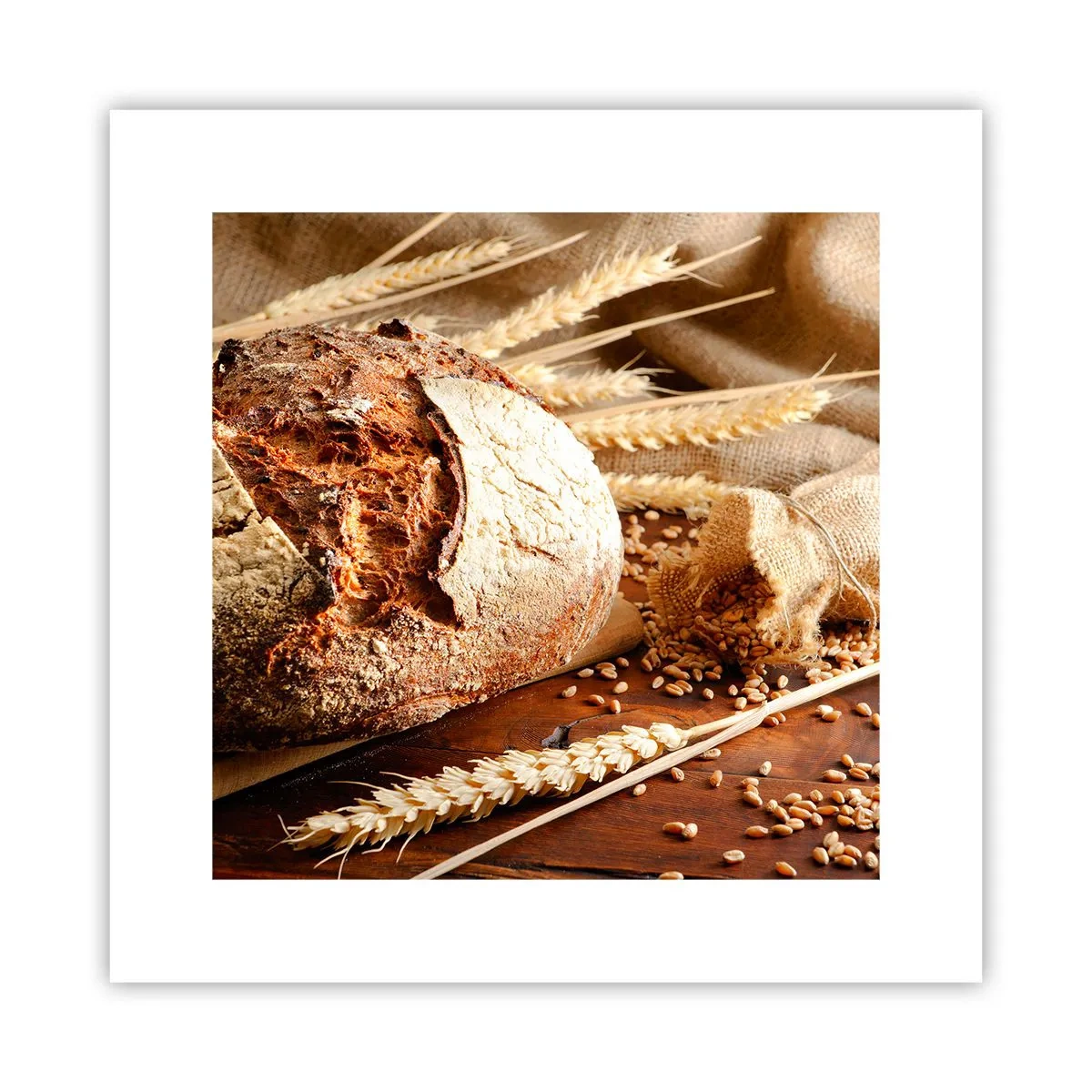 Pôster - Apetitoso, perfumado, crocante - 30x30 cm