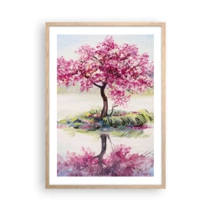 Pôster com moldura de carvalho claro - A festa da Primavera - 50x70 cm