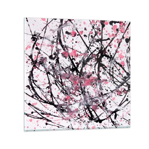 Quadro em vidro - A natureza fugaz da vida - 30x30 cm