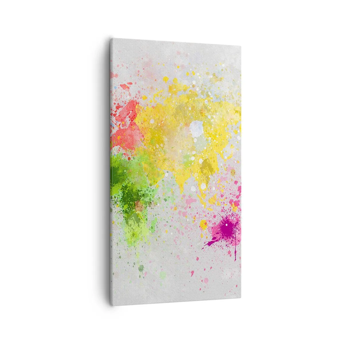 Quadro em tela - Todas as cores do mundo - 55x100 cm