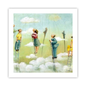 Pôster - Por trás do seu sonho - 50x50 cm