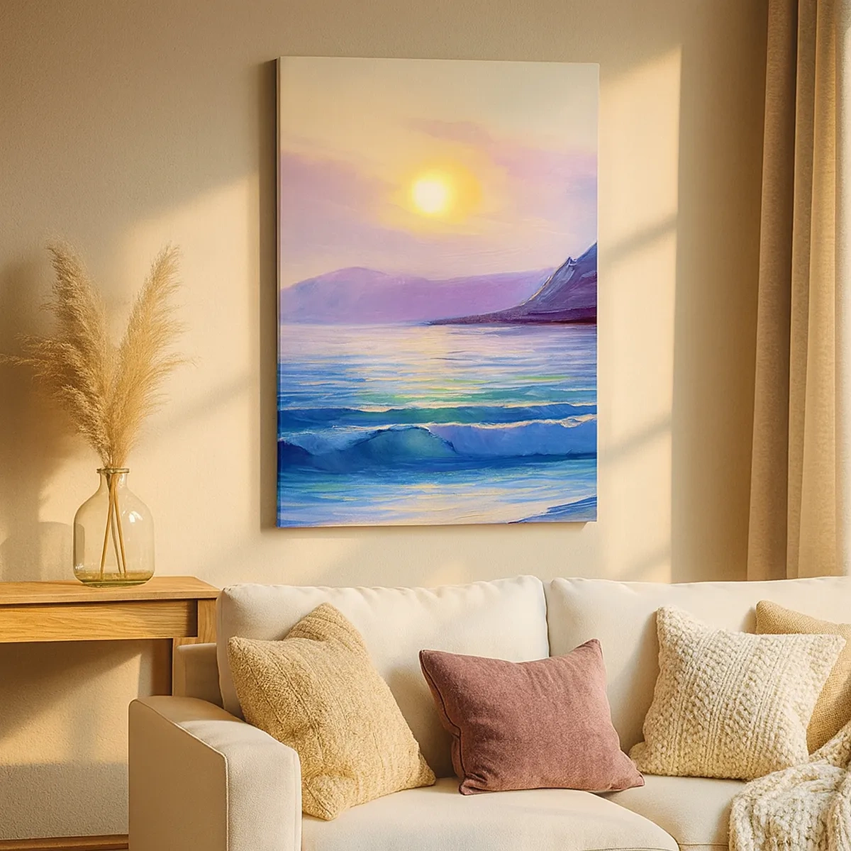 Quadro em tela - Cristal de água e ar - 50x70 cm