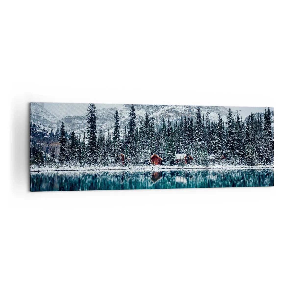 Quadro em tela - Retiro canadense - 160x50 cm