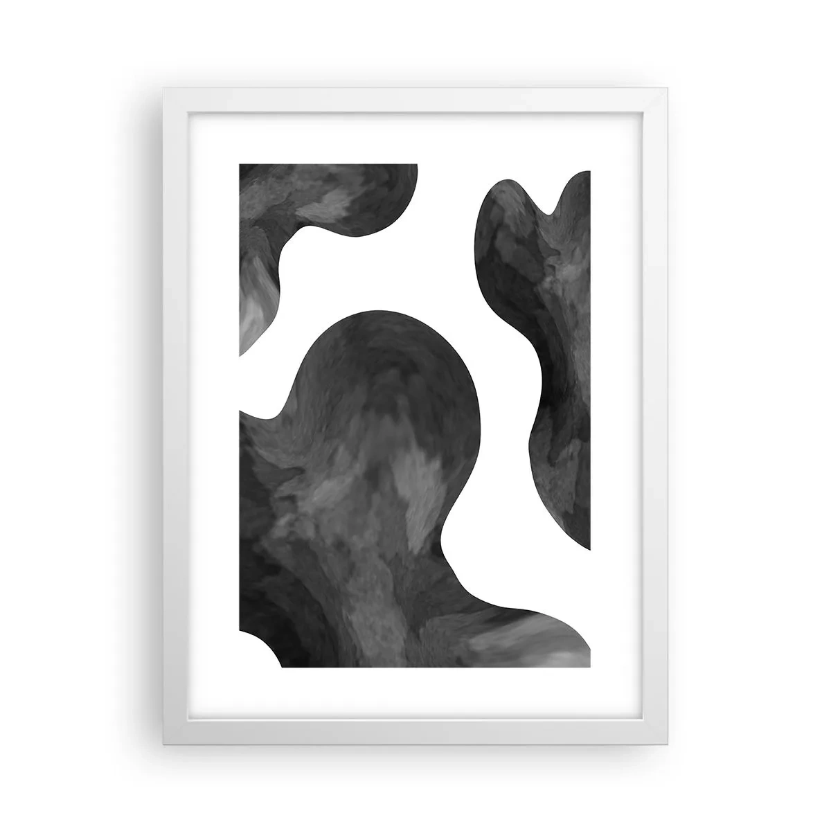 Pôster em moldura branca - Via Láctea - 30x40 cm