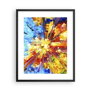 Pôster com moldura preta - In medias res - 40x50 cm