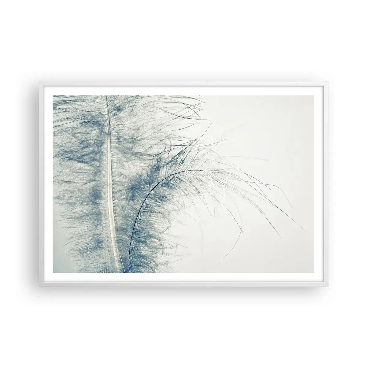 Pôster em moldura branca - O sussurro da natureza - 100x70 cm