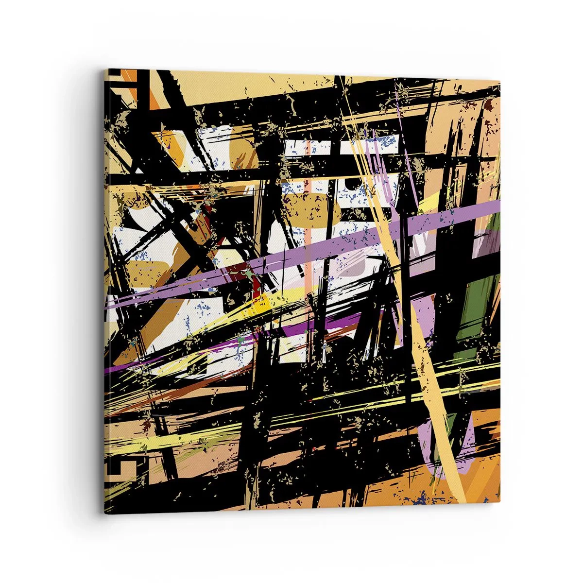Quadro em tela - Corte afiado - 70x70 cm