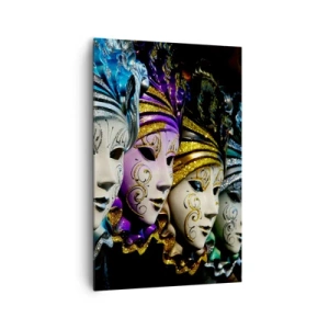 Quadro em tela - Mistério em ouro e prata - 80x120 cm