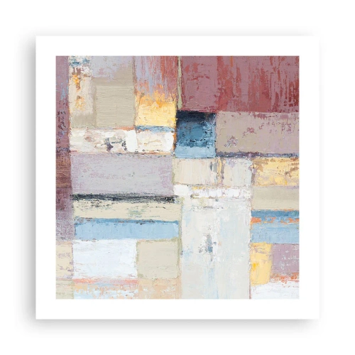 Pôster - A paz da geometria - 50x50 cm